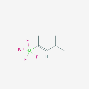 molecular formula C6H11BF3K B8204874 Potassium (z)-trifluoro(4-methylpent-2-en-2-yl)borate 