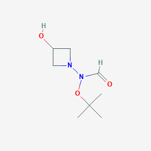molecular formula C8H16N2O3 B8204879 N-(3-Hydroxyazetidin-1-yl)(tert-butoxy)formamide 