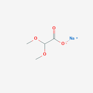 molecular formula C4H7NaO4 B8204947 Sodium 2,2-dimethoxyacetate 