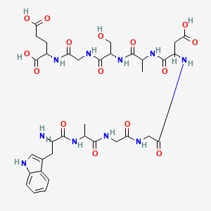 molecular formula C35H48N10O15 B8205310 DSIP 