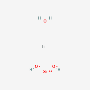 molecular formula H4O3SrTi B8205323 Strontium titanium oxide (SrTiO3) 