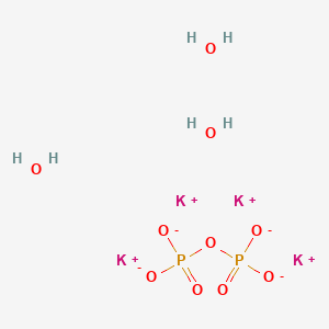 molecular formula H6K4O10P2 B8205339 Potassium pyrophosphate trihydrate CAS No. 7790-67-2