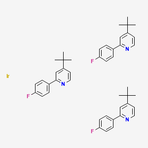 molecular formula C45H48F3IrN3 B8205455 Ir[p-F(t-Bu)-ppy]3 