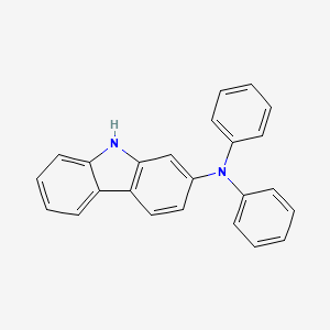 molecular formula C24H18N2 B8205699 N,N-diphenyl-9H-carbazol-2-amine 
