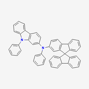 molecular formula C49H32N2 B8205745 N-(9,9'-Spirobi[fluoren]-2-yl)-N,9-diphenyl-9H-carbazol-2-amine 