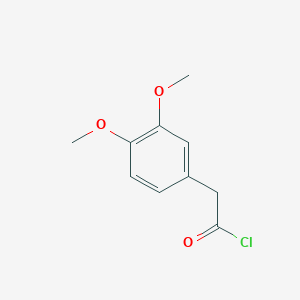 molecular formula C10H11ClO3 B082058 (3,4-Dimethoxyphenyl)acetyl chloride CAS No. 10313-60-7