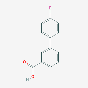 molecular formula C13H9FO2 B082061 3-(4-Fluorophenyl)benzoic acid CAS No. 10540-39-3
