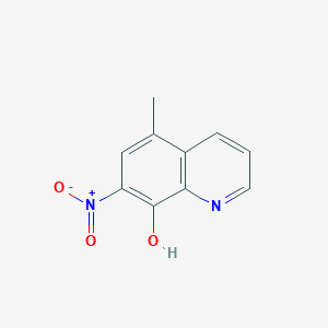 molecular formula C10H8N2O3 B8206228 5-Methyl-7-nitroquinolin-8-ol 