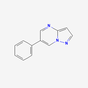 molecular formula C12H9N3 B8207738 6-Phenylpyrazolo[1,5-a]pyrimidine 