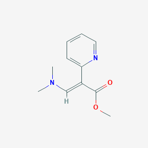 molecular formula C11H14N2O2 B8207741 methyl (E)-3-(dimethylamino)-2-pyridin-2-ylprop-2-enoate 