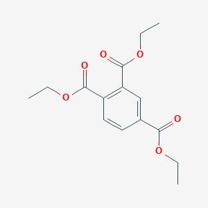 molecular formula C15H18O6 B082078 1,2,4-Benzenetris(carboxylic acid ethyl) ester CAS No. 14230-18-3