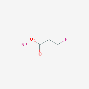 molecular formula C3H4FKO2 B8207822 potassium;3-fluoropropanoate 