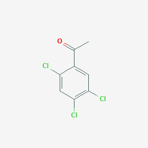 molecular formula C8H5Cl3O B082079 1-(2,4,5-trichlorophenyl)ethanone CAS No. 13061-28-4