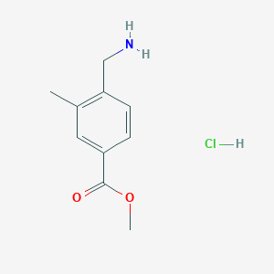 Methyl 4-(aminomethyl)-3-methylbenzoate hydrochloride