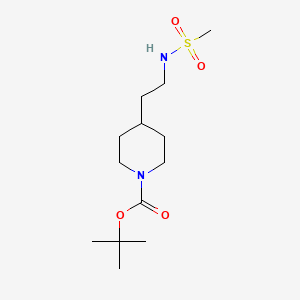 Tert-butyl 4-[2-(methanesulfonamido)ethyl]piperidine-1-carboxylate