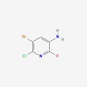 5-Bromo-6-chloro-2-fluoropyridin-3-amine