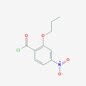 4-Nitro-2-propoxybenzoyl chloride