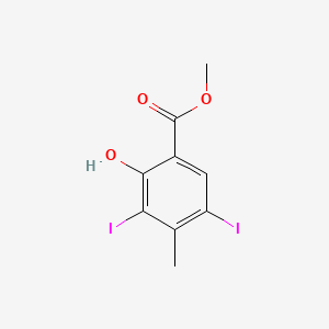 Methyl 2-hydroxy-3,5-diiodo-4-methylbenzoate
