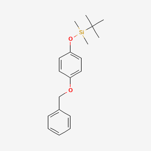 4-Benzyloxy-1-dimethyl(tert-butyl)silyloxybenzene