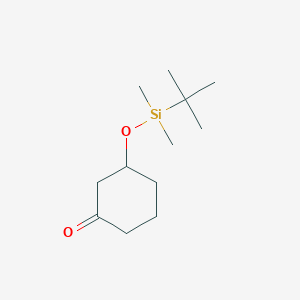 3-{[tert-Butyl(dimethyl)silyl]oxy}cyclohexan-1-one
