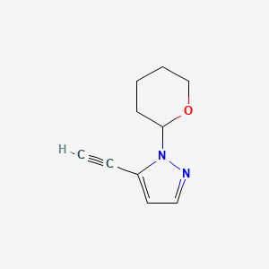 5-Ethynyl-1-(oxan-2-yl)pyrazole