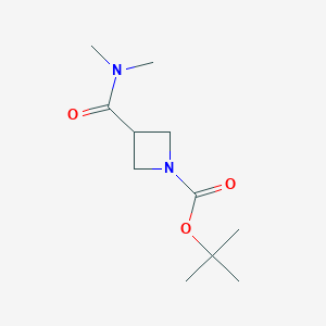 molecular formula C11H20N2O3 B8208122 Tert-butyl 3-(dimethylcarbamoyl)azetidine-1-carboxylate 