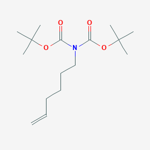 tert-butyl N-hex-5-enyl-N-[(2-methylpropan-2-yl)oxycarbonyl]carbamate