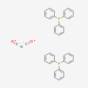 molecular formula C38H30NiO2P2 B8208297 Carbon monoxide;nickel;triphenylphosphane 