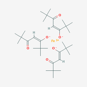 molecular formula C33H57FeO6 B8208335 iron(3+);(Z)-2,2,6,6-tetramethyl-5-oxohept-3-en-3-olate;(E)-2,2,6,6-tetramethyl-5-oxohept-3-en-3-olate 