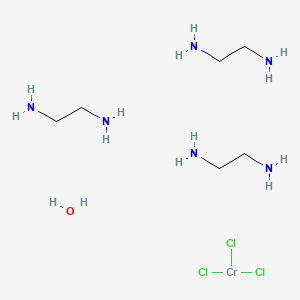 molecular formula C6H26Cl3CrN6O B8208383 Chromium ethylene diamine chloride 