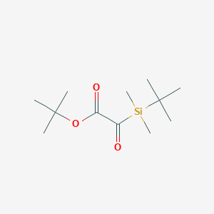 molecular formula C12H24O3Si B8208410 tert-butyl (tert-butyldimethylsilyl)glyoxylate CAS No. 852447-17-7