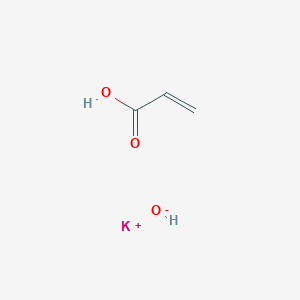 molecular formula C3H5KO3 B8208443 potassium;prop-2-enoic acid;hydroxide 