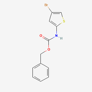 molecular formula C12H10BrNO2S B8208579 Benzyl N-(4-bromothiophen-2-yl)carbamate 