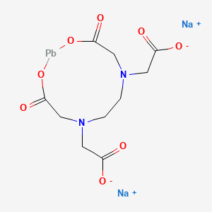 molecular formula C10H12N2Na2O8Pb B8208732 disodium;2-[9-(carboxylatomethyl)-4,11-dioxo-1,3-dioxa-6,9-diaza-2λ2-plumbacycloundec-6-yl]acetate 