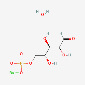 molecular formula C5H11BaO9P B8208754 Ribose-5-phosphate Barium Salt xHydrate 