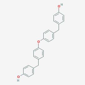 molecular formula C26H22O3 B082094 Bis[alpha-(4-hydroxyphenyl)-p-tolyl] ether CAS No. 13654-52-9