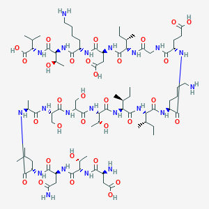 molecular formula C81H141N21O31 B8209476 Peptide M 