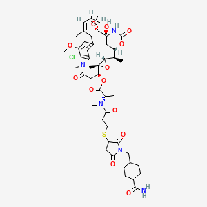 molecular formula C47H64ClN5O13S B8209480 Trastuzumab emtansine CAS No. 1018448-65-1