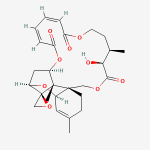 molecular formula C27H34O9 B8209536 Muconomycin A 