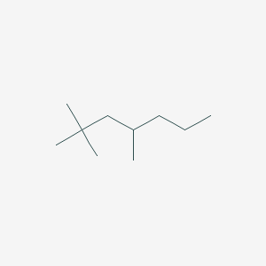 molecular formula C10H22 B082096 2,2,4-Trimethylheptane CAS No. 14720-74-2