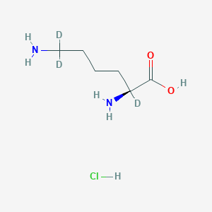 molecular formula C6H15ClN2O2 B8209991 L-Lysine-d3 (hydrochloride) 