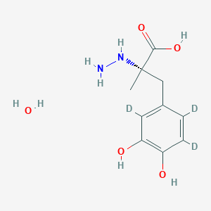molecular formula C10H16N2O5 B8209997 Carbidopa-d3 (hydrate) 