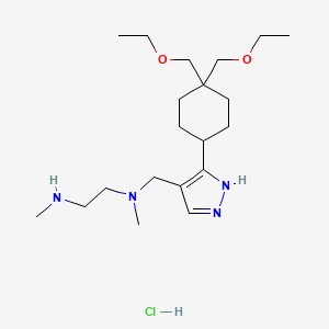 molecular formula C20H39ClN4O2 B8209998 GSK3368715 hydrochloride 
