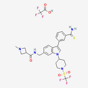 molecular formula C29H31F6N5O5S2 B8210099 AS-99 TFA 