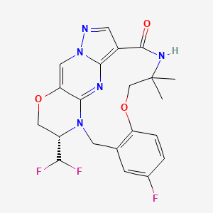 molecular formula C21H20F3N5O3 B8210113 Zotizalkib CAS No. 2648641-36-3