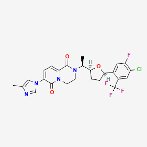 molecular formula C25H23ClF4N4O3 B8210146 PF-06648671 