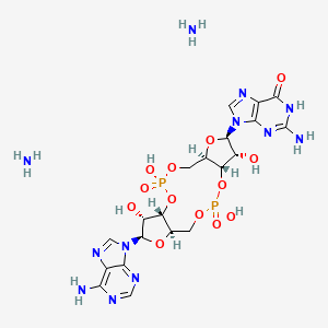 molecular formula C20H30N12O13P2 B8210205 cGAMP diammonium 