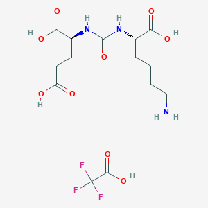 molecular formula C14H22F3N3O9 B8210252 Gcpii-IN-1 tfa 