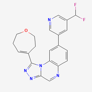 molecular formula C21H17F2N5O B8210263 BAY-8400 