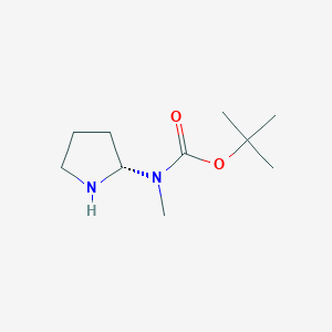 molecular formula C10H20N2O2 B8210392 tert-butyl (S)-methyl(pyrrolidin-2-yl)carbamate 
